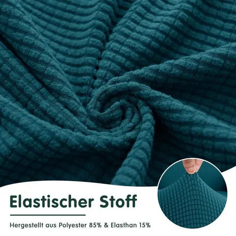 Stretch Jacquard kariert Sesselhusse 1-Sitzer - Subrtex-de