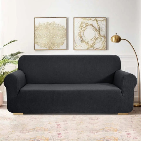 Stretch Jacquard kariert Sesselhusse 2-Sitzer Chunyi by Subrtex