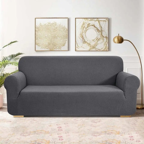 Stretch Jacquard kariert Sesselhusse 2-Sitzer Chunyi by Subrtex