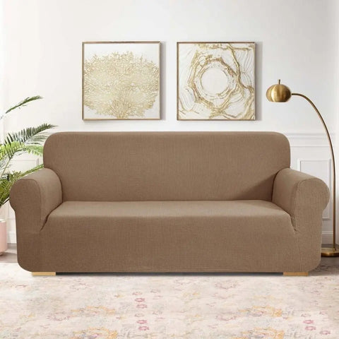 Stretch Jacquard kariert Sesselhusse 2-Sitzer Chunyi by Subrtex