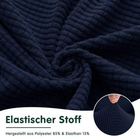 Stretch Jacquard kariert Sesselhusse 2-Sitzer Chunyi by Subrtex