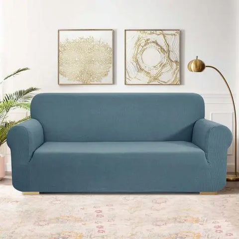Stretch Jacquard kariert Sesselhusse 2-Sitzer Chunyi by Subrtex