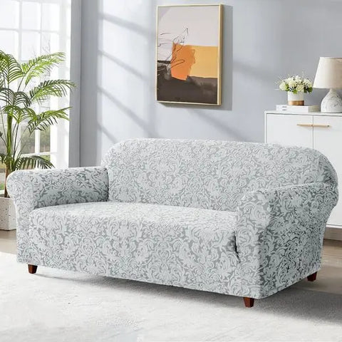 Damast Stretch Sofabezug Sofahusse 2 Sitzer Subrtex - Subrtex-de