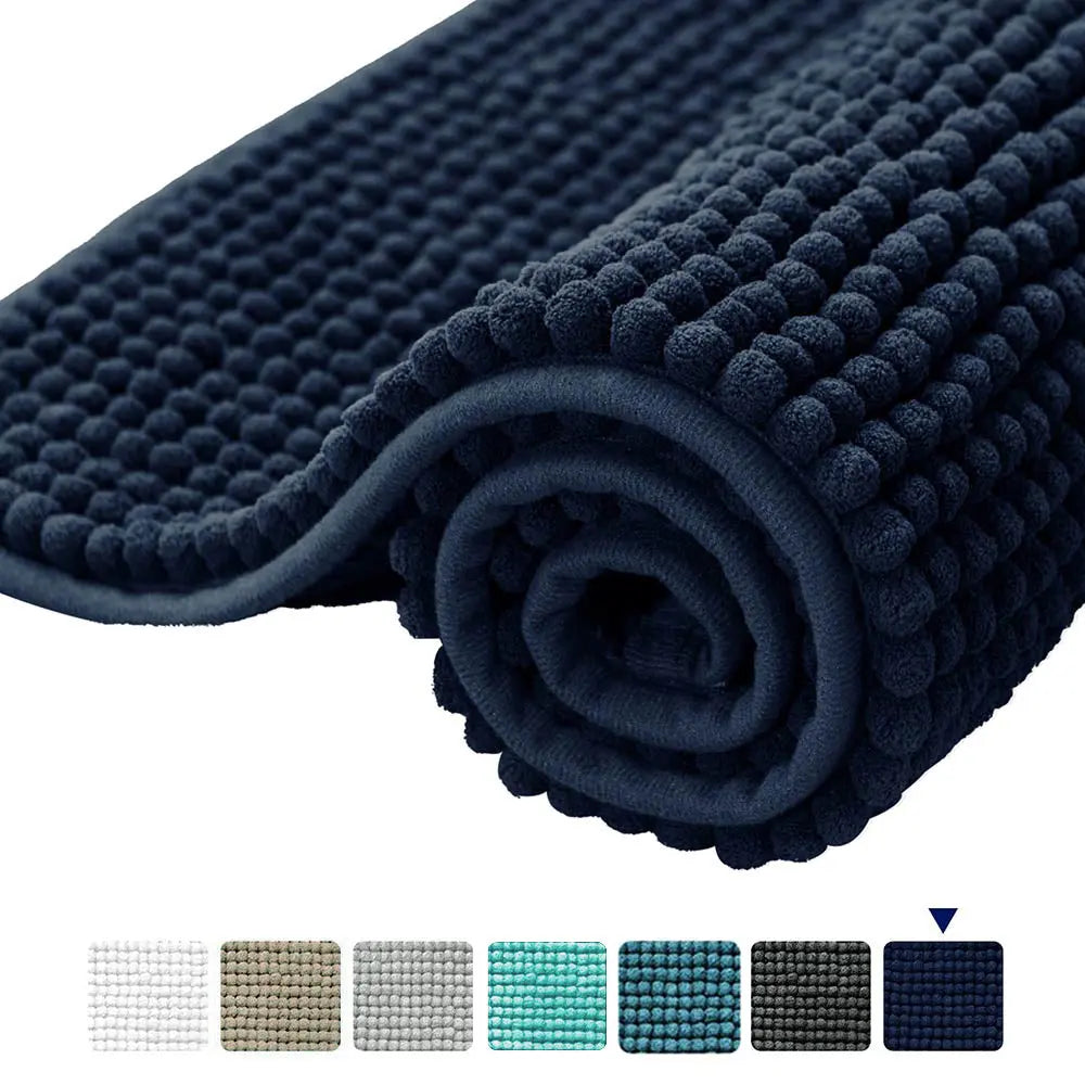 Chenille weicher kurzer Plüsch-Badteppich