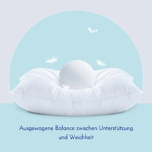Lade das Bild in den Galerie-Viewer, flauschige weißes Gänsedaunenkissen 2er-Pack
